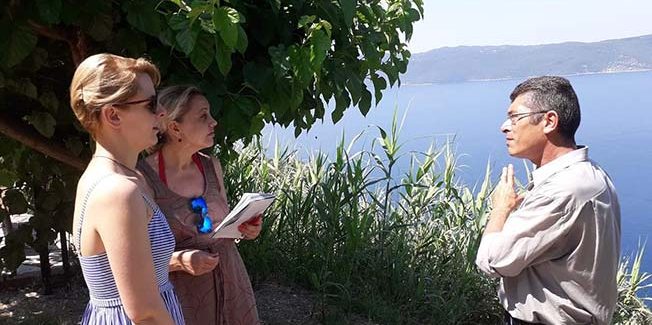 ΕΠΙΣΚΕΨΗ ΓΑΛΛΙΔΑΣ ΔΗΜΟΣΙΟΓΡΑΦΟΥ ΣΤΗΝ ΙΘΑΚΗ