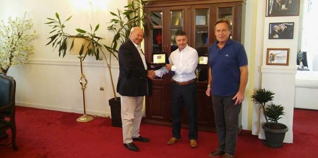 Υποδοχή Υπουργού του Γιβραλτάρ από  τον Δήμαρχο Κεφαλλονιάς.