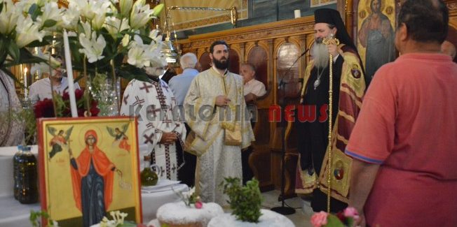 Στον Ιερό Ναό της Αγίας Μαρίνης στα  Μιχαλιτσάτα