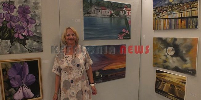 Μια όμορφη έκθεση ζωγραφικής στο  Θέατρο.