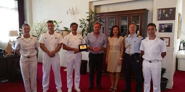 Υποδοχή Ιταλών Επισήμων στο Δημαρχιακό Μέγαρο