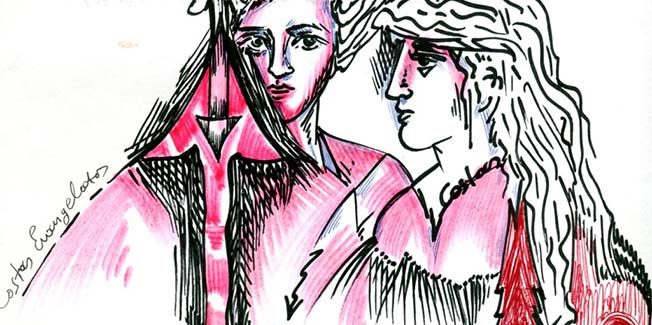 Επίσκεψη στο καλλιτεχνικό σύμπαν  του  Κώστα Ευαγγελάτου