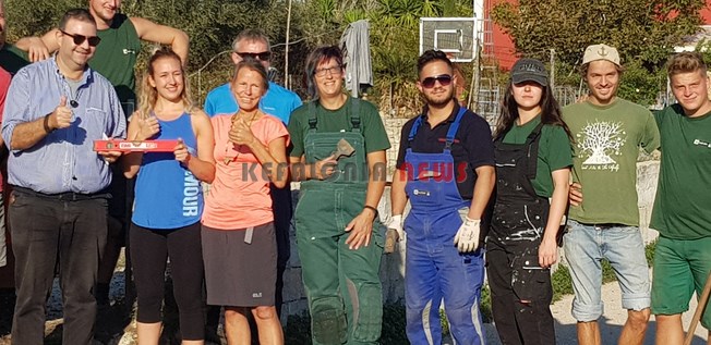 Φοιτητές της Κολωνίας βρίσκονται περίπου 2 βδομάδες στην Κεφαλονιά.