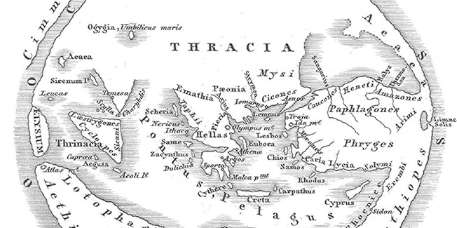 Η σύγκριση της Ομηρικής (προϊστορικής) τοπογραφίας με την τοπογραφία των ιστορικών χρόνων στην λεκάνη της Μεσογείου, ταυτίσεις και διαφορές