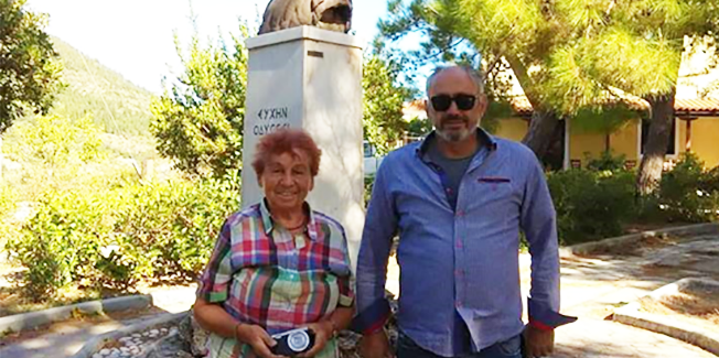 ΕΠΙΣΚΕΨΗ ΓΕΡΜΑΝΙΔΑΣ ΑΡΧΑΙΟΛΟΓΟΥ –  ΔΗΜΟΣΙΟΓΡΑΦΟΥ  ΣΤΑ  ΙΟΝΙΑ ΝΗΣΙΑ