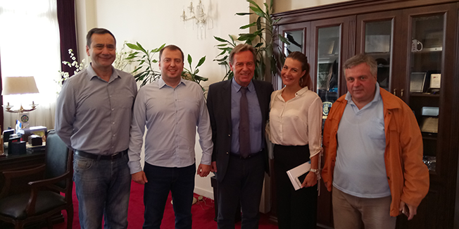 Υποδοχή στο Δημαρχιακό Μέγαρο Σέρβων  Επισήμων