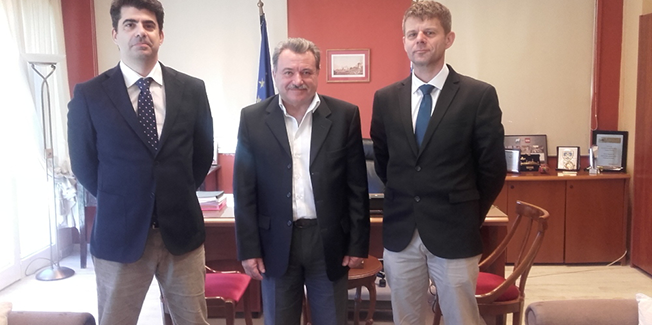 Με τον υπεύθυνο της γαλλικής  πολυεθνικής εταιρείας πετρελαίου TOTAL συναντήθηκε ο Περιφερειάρχης