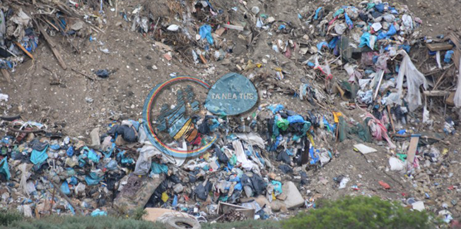 Στην θάλασσα καταλήγουν τα απορρίμματα της Λευκάδας