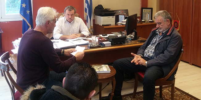 Συνάντηση του Περιφερειάρχη με εκπροσώπους της Μονάδας Απεξάρτησης «ΔΙΑΠΛΟΥΣ»