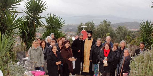Ο υπαίθριος εσπερινός των Εισοδίων της Μισοσπορίτισσας