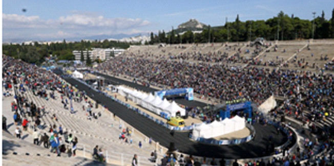 Η Ανδριάνα Βασιλάτου στον 36ο  Αυθεντικό Μαραθώνιο.