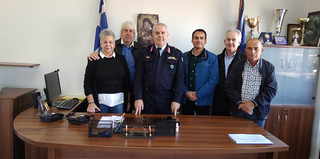 Συνάντηση του Δ.Σ. του Συνδέσμου Αποστράτων Σωμάτων Ασφαλείας με τον  Αστυνομικό Διευθυντή Ταξίαρχο κ. Βασίλειο Διαμαντόπουλο