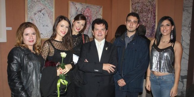 Εγκαινιάστηκε η έκθεση του Κώστα  Ευαγγελάτου με τίτλο: “Ιδεομορφικές Συλλήψεις”.