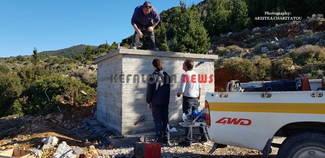 Δεξαμενή νερού έφτιαξε η ΔΕΥΑΚ στα Κηπούρια