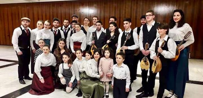 Κοπή πίτας της Αδελφότητας στο  Πολεμικό Μουσείο.