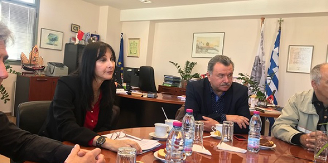 Στη Λευκάδα ο Περιφερειάρχης για συνάντηση εργασίας με την  Υπουργό Τουρισμού Έλενα Κουντουρά