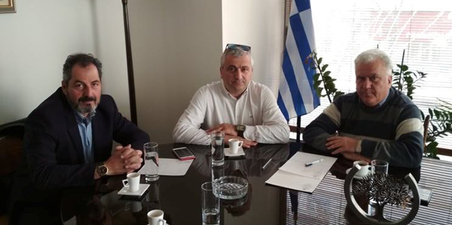 Συνάντησή με τον πρόεδρο του Βιοτεχνικού Επιμελητηρίου Αθηνών