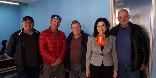 Συνάντηση της κ. Ρόδη Κράτσα με τον Πανελλήνιο Σύνδεσμο Εκμισθωτών Θαλάσσιων Μέσων Αναψυχής.