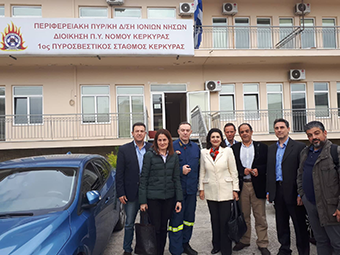 Στο πλευρό της Πυροσβεστικής Υπηρεσίας Κέρκυρας και της Αστυνομικής Διεύθυνσης του νησιού