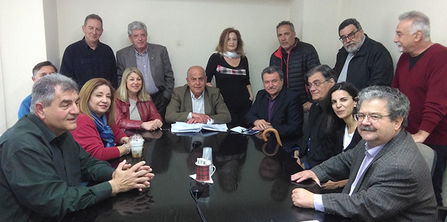 Επίσκεψη στη ΔΕΥΑΚ από τον επικεφαλής και τους υποψήφιους της ΑΝ.Α.Σ.Α.
