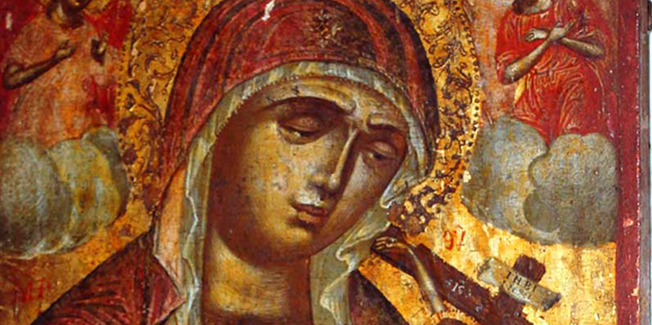 Η Παναγία η Κουβάλαινα  ή Παναγία η Dolorosa (του πόνου)  18ος αιώνας  Ιερός  Ναός  Γέννησης  Θεοτόκου  Κουβαλάτων