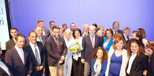 Μήνυμα νίκης της υποψήφιας Περιφερειάρχη Ρόδης Κράτσα έστειλε από την Κέρκυρα ο Κωστής Χατζηδάκης