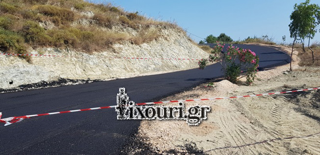 Με ιδιωτική πρωτοβουλία ασφαλτοστρώθηκε χτες το πρωϊ ο δρόμος  για το Μασπάλι.