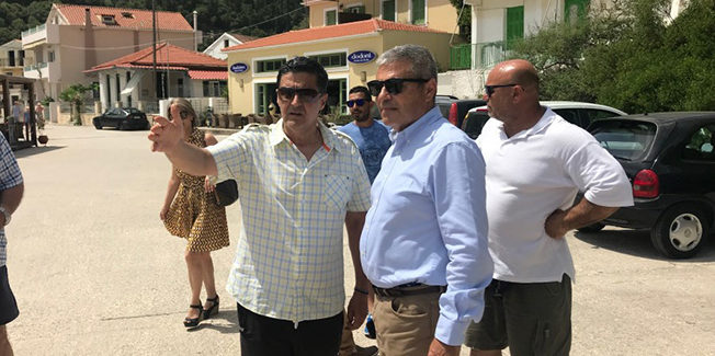 Την Ιθάκη επισκέφθηκε ο Παναγής Καππάτος.
