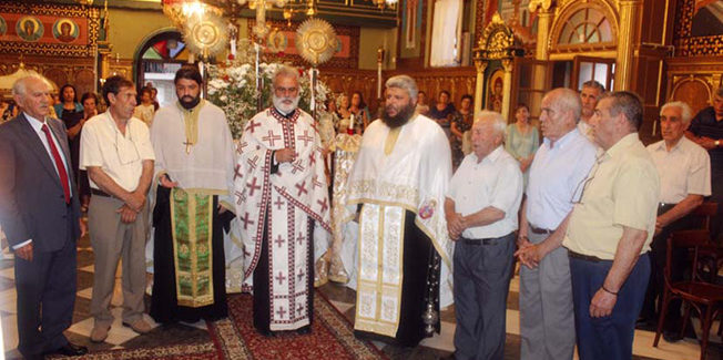 Εορτή του Αγίου Πνεύματος στο ναό της Αγίας Τριάδας Ληξουρίου