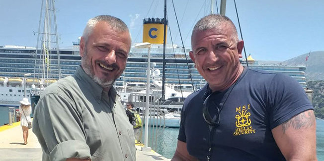 Επίσκεψη  στις εγκαταστάσεις του επιβατικού σταθμού στο λιμάνι του Αργοστολίου