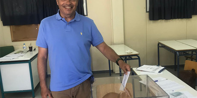 Ο ΠΑΝΑΓΗΣ ΚΑΠΠΑΤΟΣ: ΑΣΚΗΣΕ ΤΟ ΕΚΛΟΓΙΚΟ ΤΟΥ ΔΙΚΑΙΩΜΑ