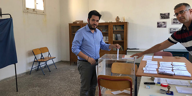 Στη γενέτειρα του την Άσσο άσκησε το εκλογικό του δικαίωμα ο  υποψήφιος βουλευτής της ΝΔ Γιώργος Κοκκόλης