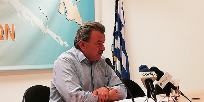 Συνέντευξη τύπου εφ’ όλης της ύλης έδωσε ο Περιφερειάρχης Ιονίων Νήσων Θεόδωρος Γαλιατσάτος
