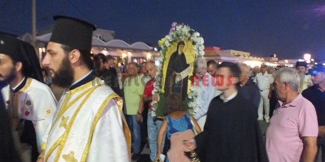 Περιφορά εικόνας Αγίου Γερασίμου στο Αργοστόλι.
