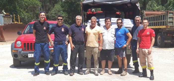 Ευχαριστίες της Πυροσβεστικής προς τον Αντιπεριφερειάρχη