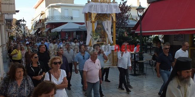 Επέστρεψε η εικόνα της Παναγίας στο Δράπανο.