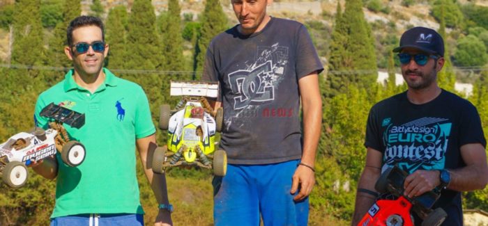 Τελικοί αγώνες Πανελληνιου Πρωταθλήματος  1/8 Nitro Off Road Buggy στην Αγία Ευφημία.