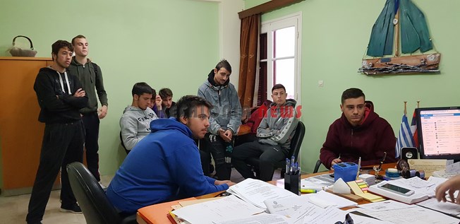 Τον Δήμαρχο επισκέφτηκαν μαθητές του ΕΠΑΛ Ληξουρίου,