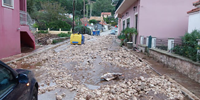 Αγία Ευφημία, πλημμύρες 13-11-2019
