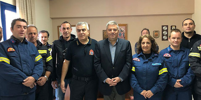 Την Πυροσβεστική επισκέφθηκε ο Βουλευτής
