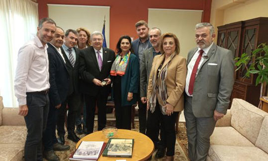 Συνάντηση της Περιφερειάρχη  με το Γενικό Γραμματέα Απόδημου Ελληνισμού