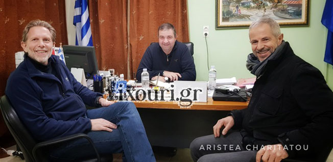 Συνάντηση του Δήμαρχου Ληξουρίου με τον Παύλο Γερουλάνο.