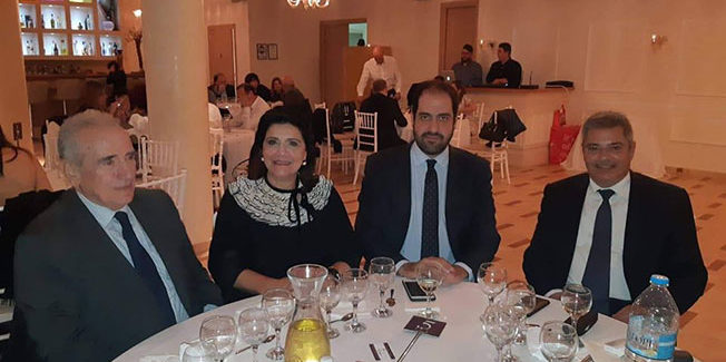 Κοπή της πρωτοχρονιάτικης πίτας του Δικηγορικού Συλλόγου.