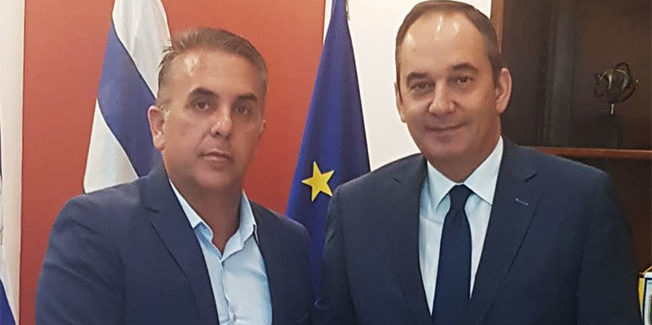Συνάντηση Δημάρχου Ιθάκης με τον Υπουργό Ιωαν. Πλακιωτάκη.