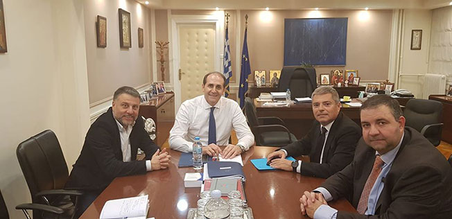 Συνάντηση με τον Υφ. Απ. Βεσυρόπουλο για το καταφύγιο του Αθέρα.