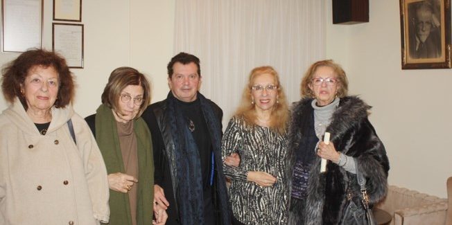 Δόθηκε η ομιλία με θέμα: “Αύγουστος Ροντέν στο εντευκτήριο της Εθνικής Εταιρίας των Ελλήνων Λογοτεχνών