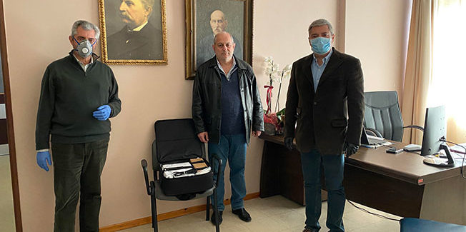 Ευχαριστήριο μήνυμα για την προσφορά ενός αναπνευστήρα στο ΓΝ Κεφαλληνίας από το ξενοδοχείο White Rocks