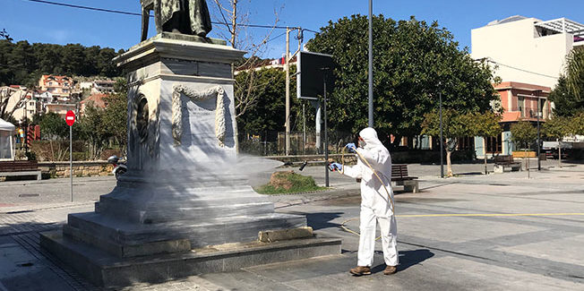 Απολυμάνσεις σε όλα τα Δημοτικά Κτίρια