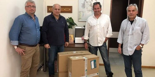 Πραγματοποιήθηκε σήμερα η δεύτερη  παράδοση ιατρικού εξοπλισμού προς το Γ.Ν.Κεφαλληνίας,