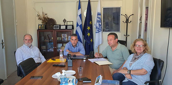 Συνάντηση εργασίας με τον Προϊστάμενο της Εφορείας Αρχαιοτήτων στην Ιθάκη